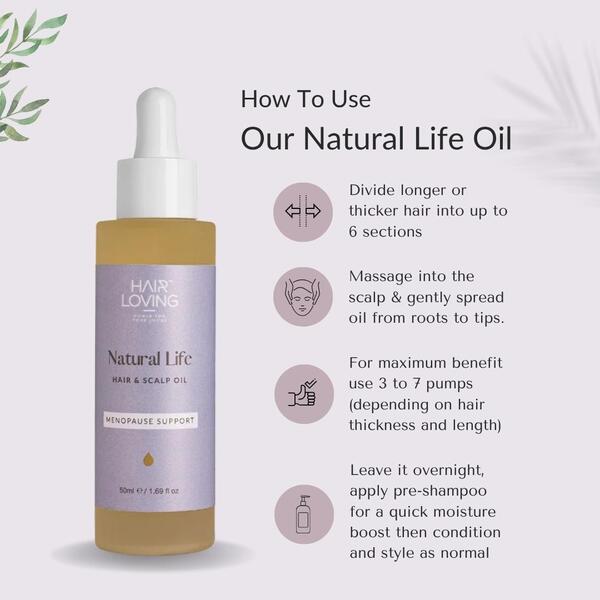 Hair Loving Hair Oil Menopausal Hair 50ml, UK version