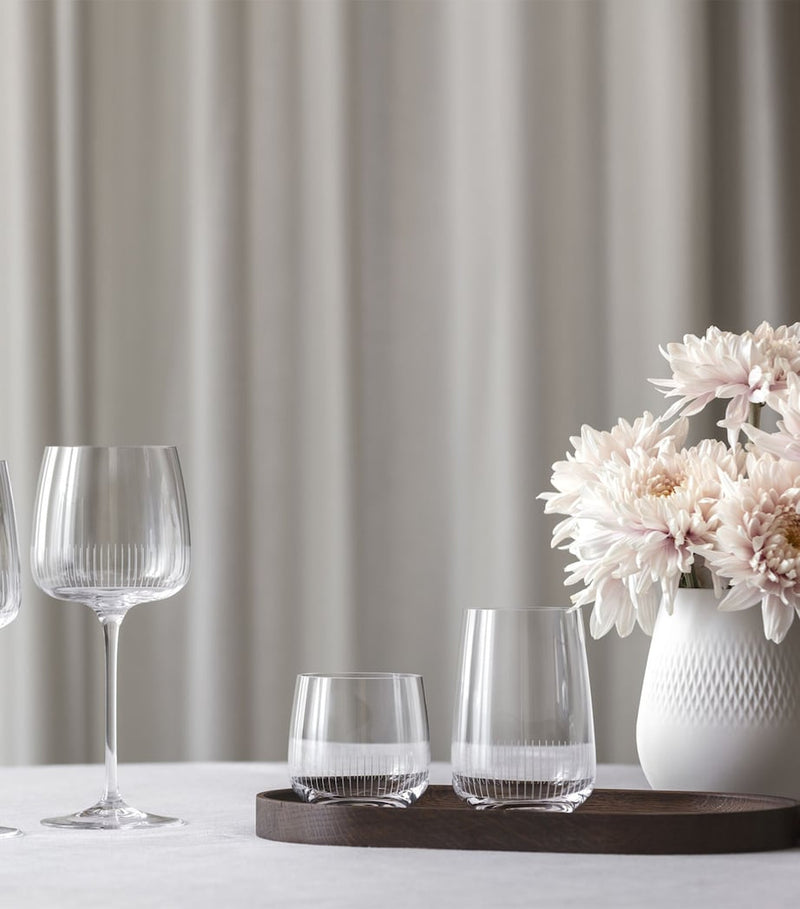 Villeroy & Boch Afina crystal water glasses set of 4 200ml (British brand)