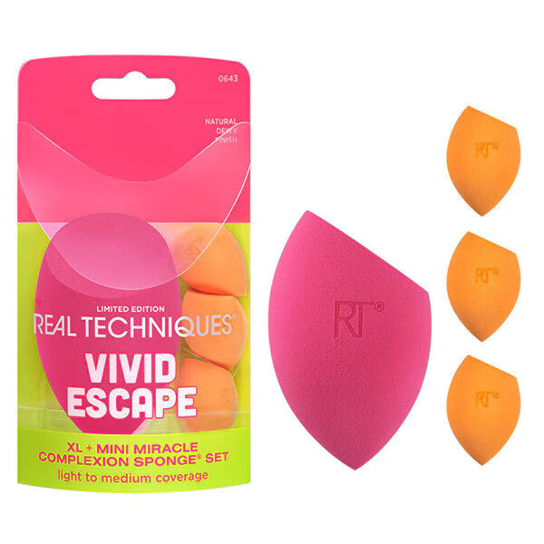 Real Techniques Miracle Complexion Sponge Set XL Mini - British product