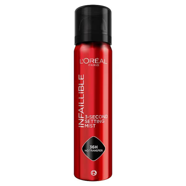 L'Oréal Paris Setting Spray 3-Second Infallible 75ml, UK version