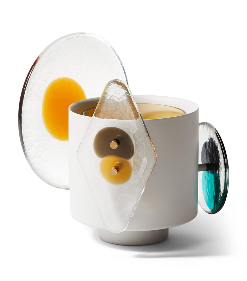 Cassina x Venini Colourdisc glass vase 28cm - British product