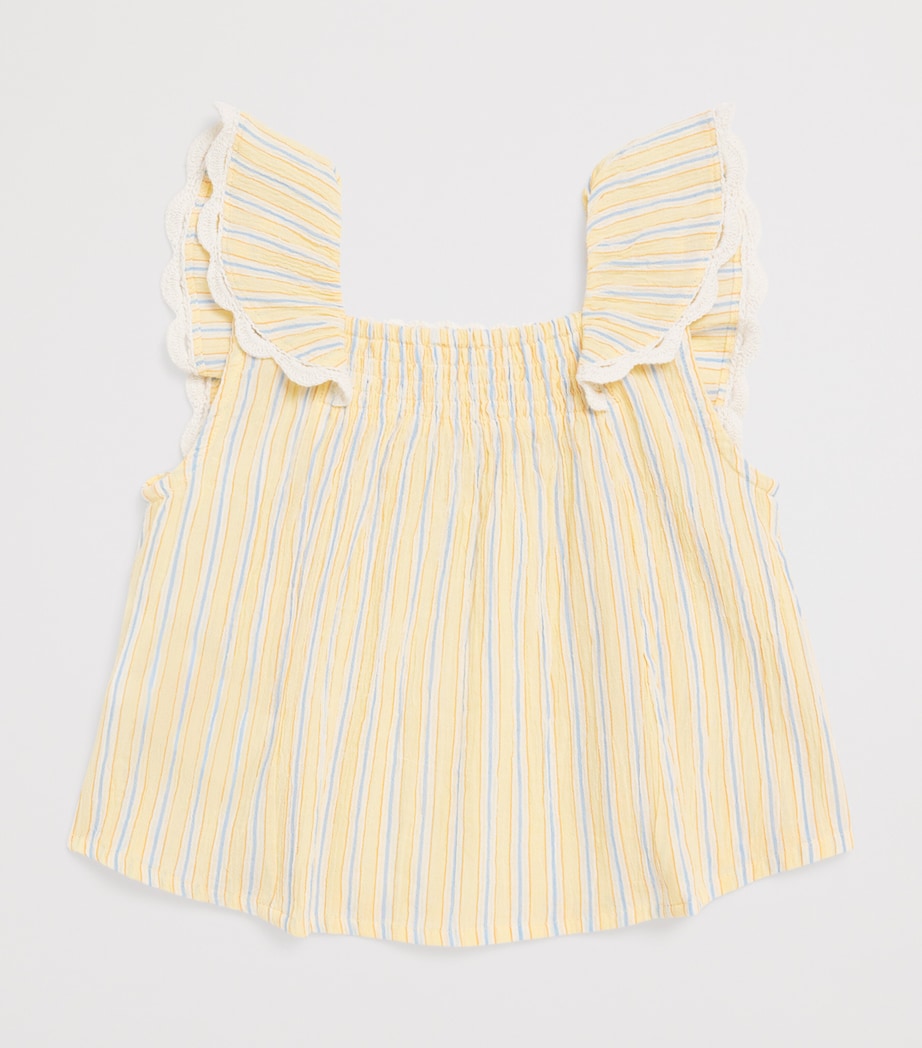 Louise Misha cotton stripe Gia blouse for children 3-10 years, UK version