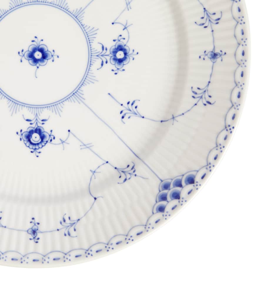 Royal Copenhagen Blue Fluted Half Lace plate 27cm, imported from the UK