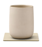 Linddna square corduroy coasters set of 4, UK version