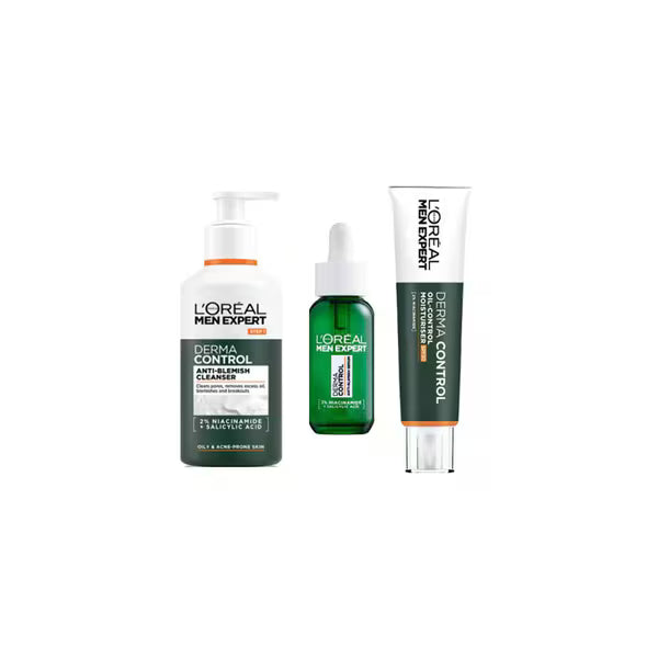 L'Oreal Paris Men Face Cleanser Oil Control Set, imported from the UK
