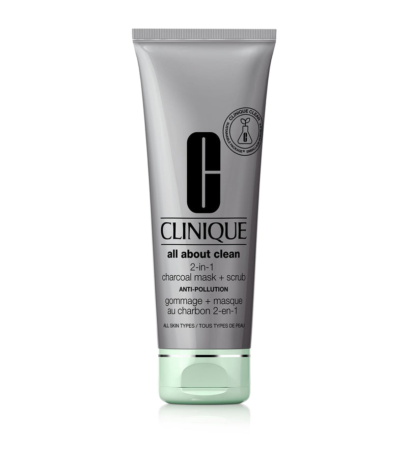 Clinique charcoal mask and scrub 100ml - British product