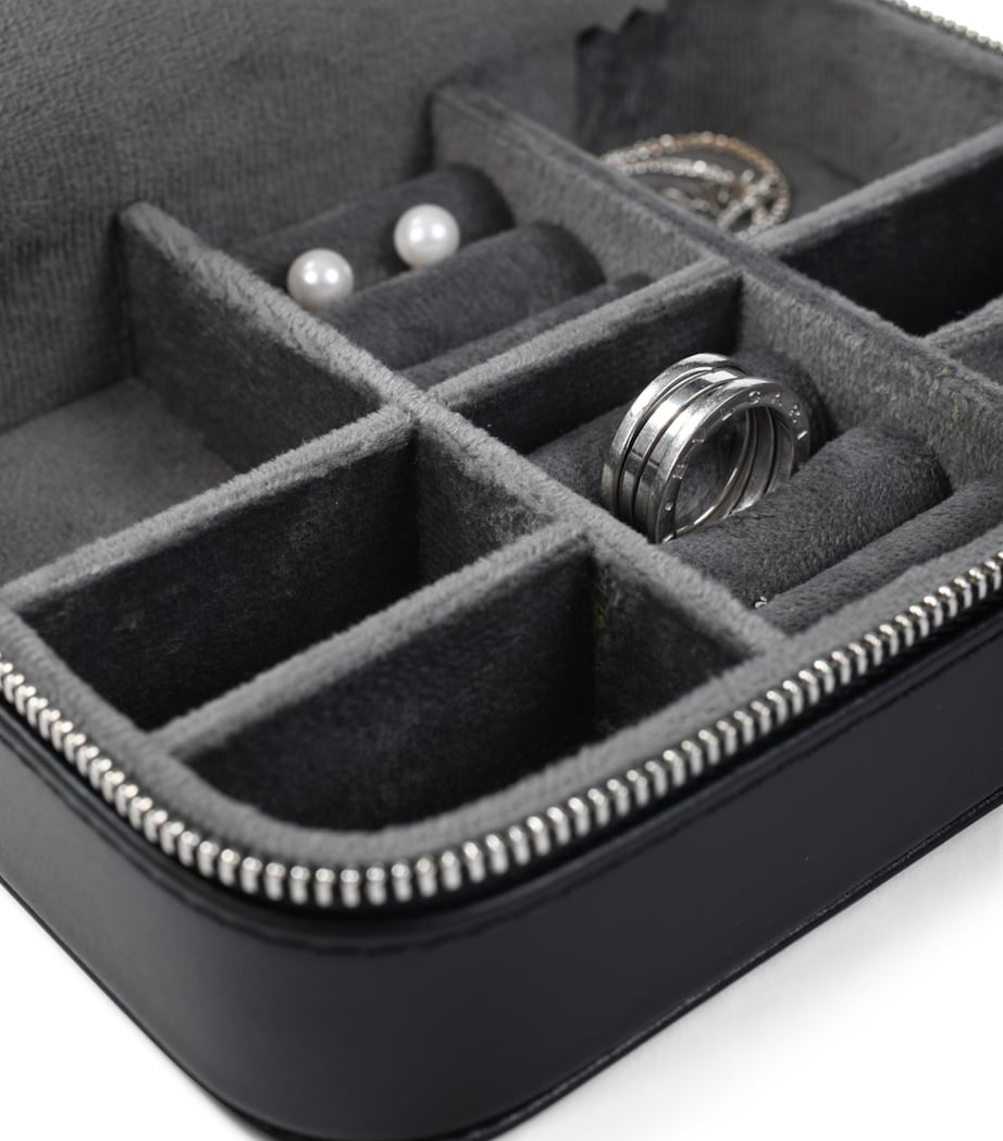 Buben & Zorweg leather Roma jewellery case 6.5cm x 16cm x 12cm - British product