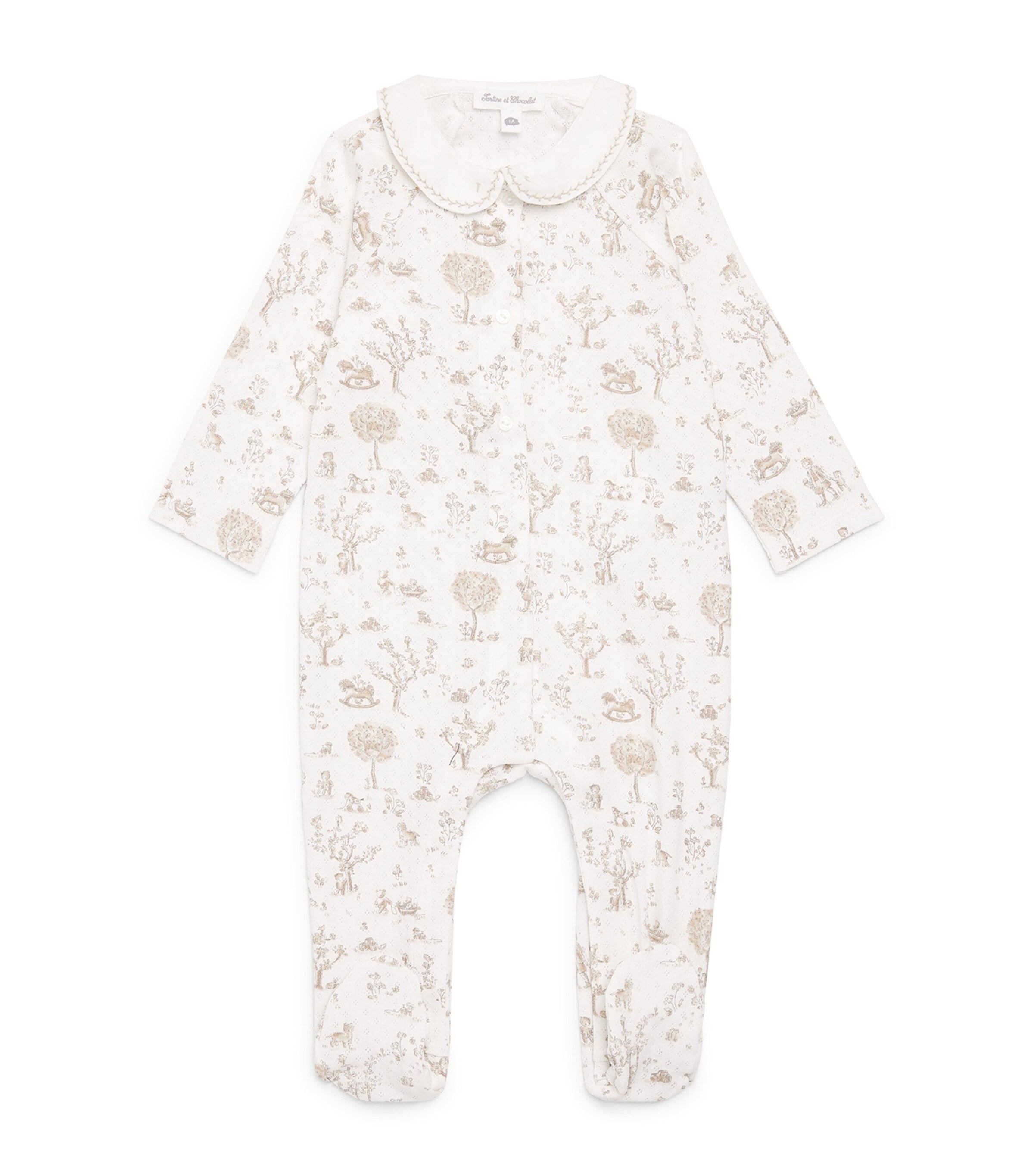 Tartine et Chocolat cotton printed all-in-one 0-24 months (British brand)