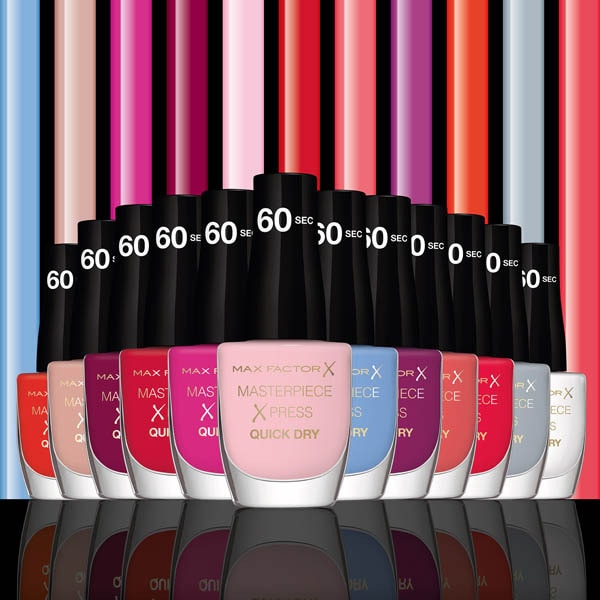 Max Factor Masterpiece Xpress Made Me Blush nail polish, imported from the UK