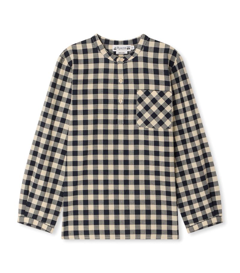Bonpoint children's cotton check shirt 10-14 years - British product