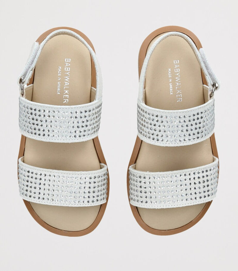 BabyWalker suede crystal-embellished sandals - British product