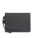 Soft Leather Organizer Pouch with Multiple Pockets, 19cm x 26cm x 3cm