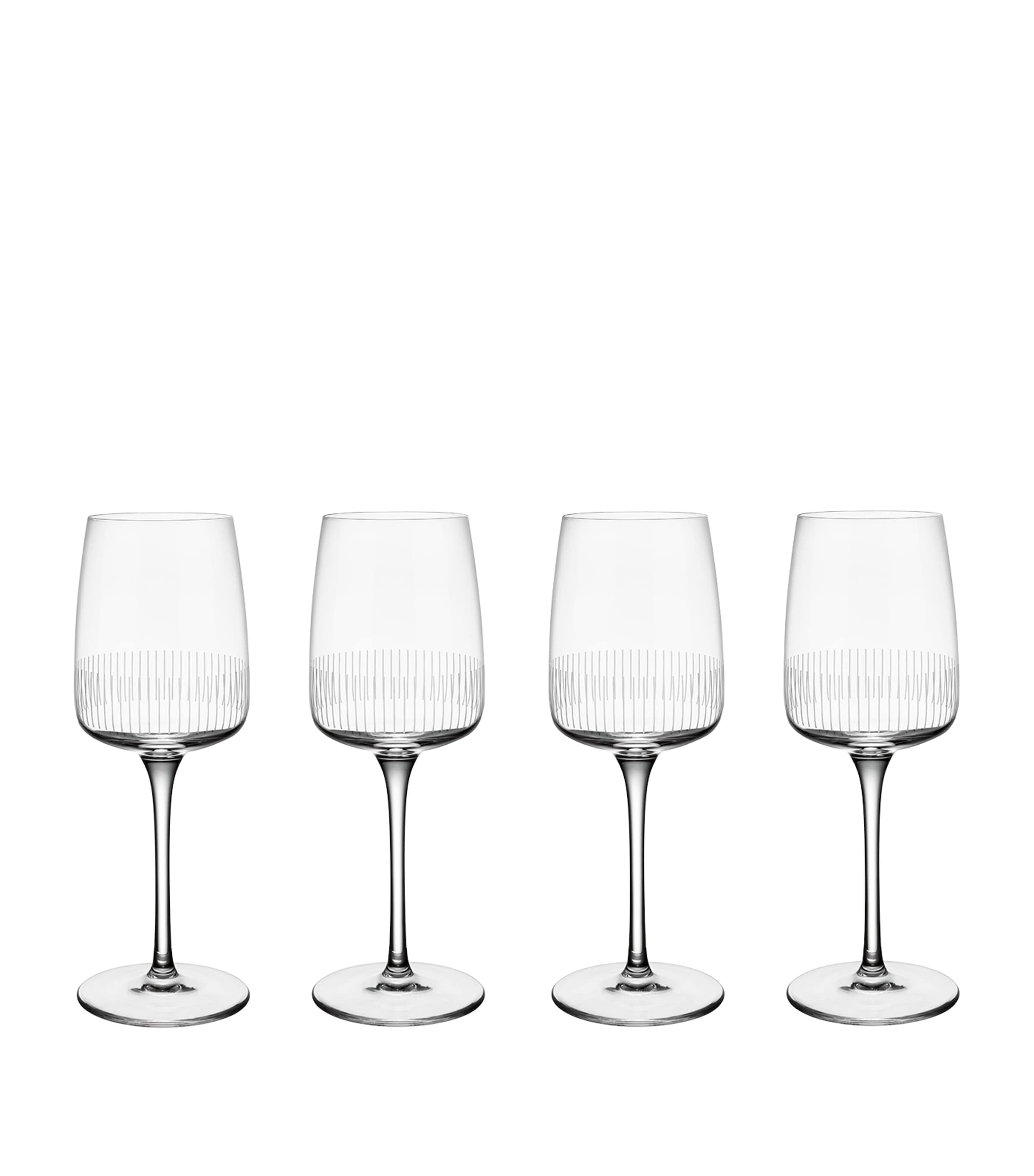 Villeroy & Boch Set of 4 Crystal Afina White Wine Glasses (125ml)