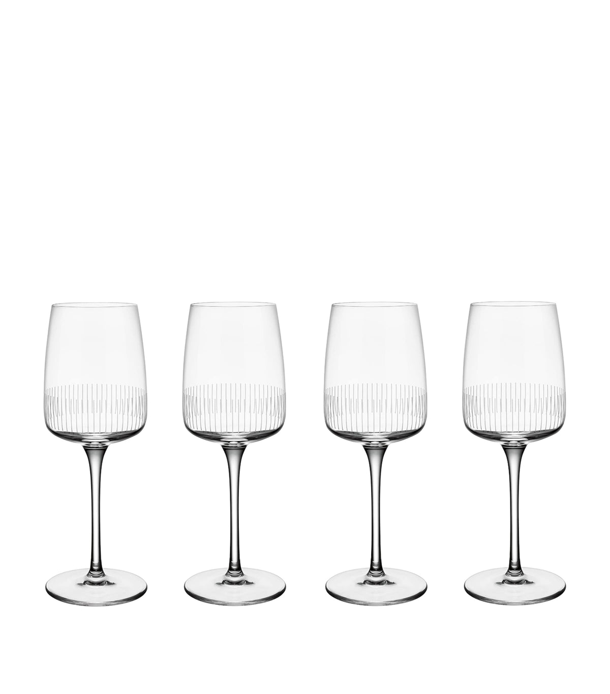 Villeroy & Boch Set of 4 Crystal Afina White Wine Glasses (125ml)