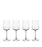Villeroy & Boch Set of 4 Crystal Afina White Wine Glasses (125ml)