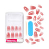 Kiss false nails nude 28 piece set - British product