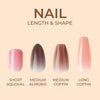 Kiss false nails nude 28 piece set - British product