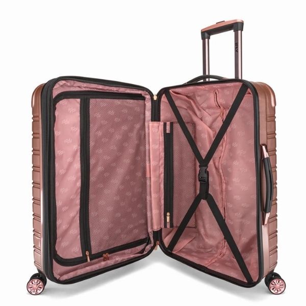 IFLY Hardside Spinner Suitcase Rose Gold Small, UK version