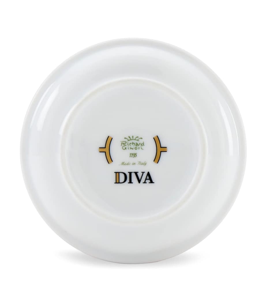 GINORI 1735 Colonna Diva Verde small porcelain bowl 10cm, UK version