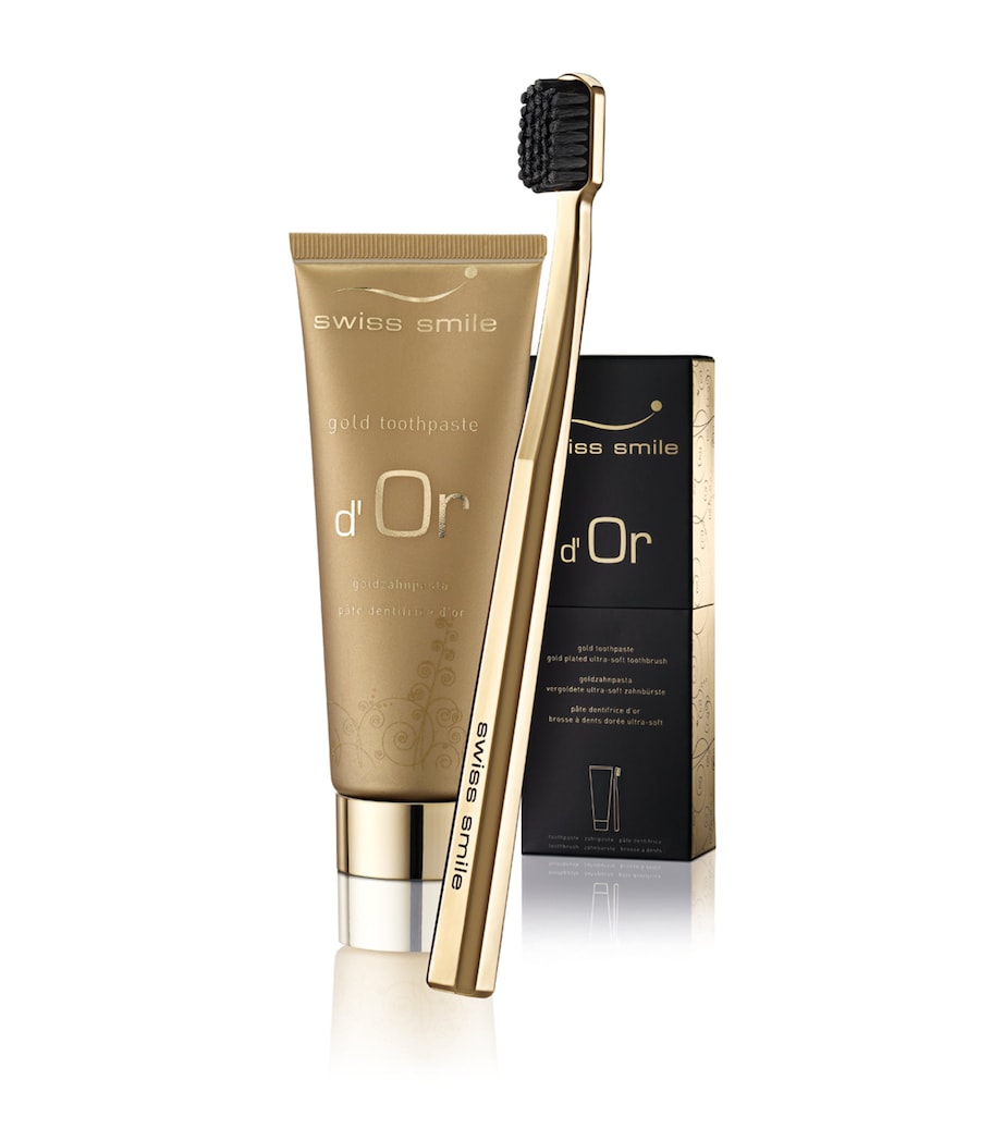 Swiss Smile D'Or toothpaste and toothbrush set - British product