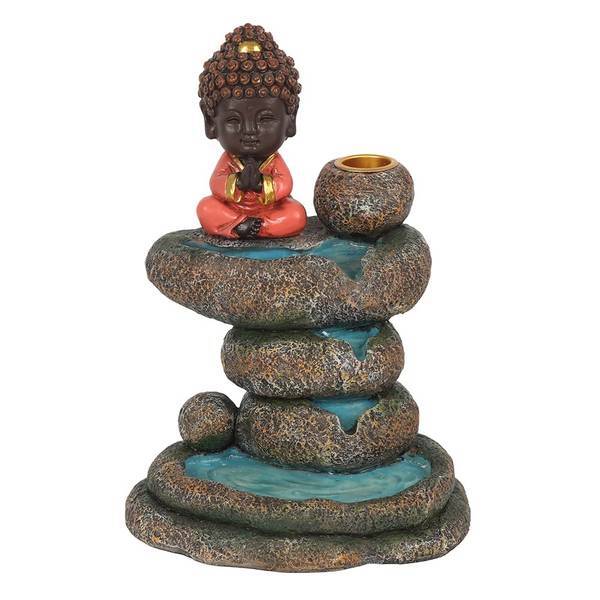 Something Different Backflow Incense Burner Buddha Rock Pond (British brand)