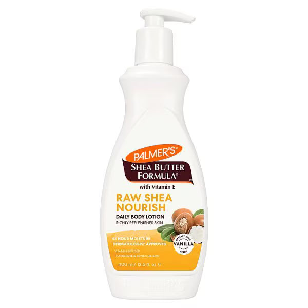 Palmer's Raw Shea Body Lotion 400ml, imported from the UK