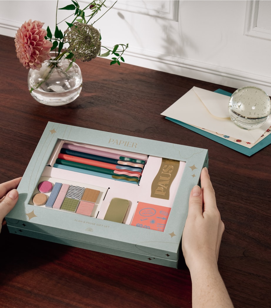 Papier Plan and Pause stationery gift set, imported from the UK