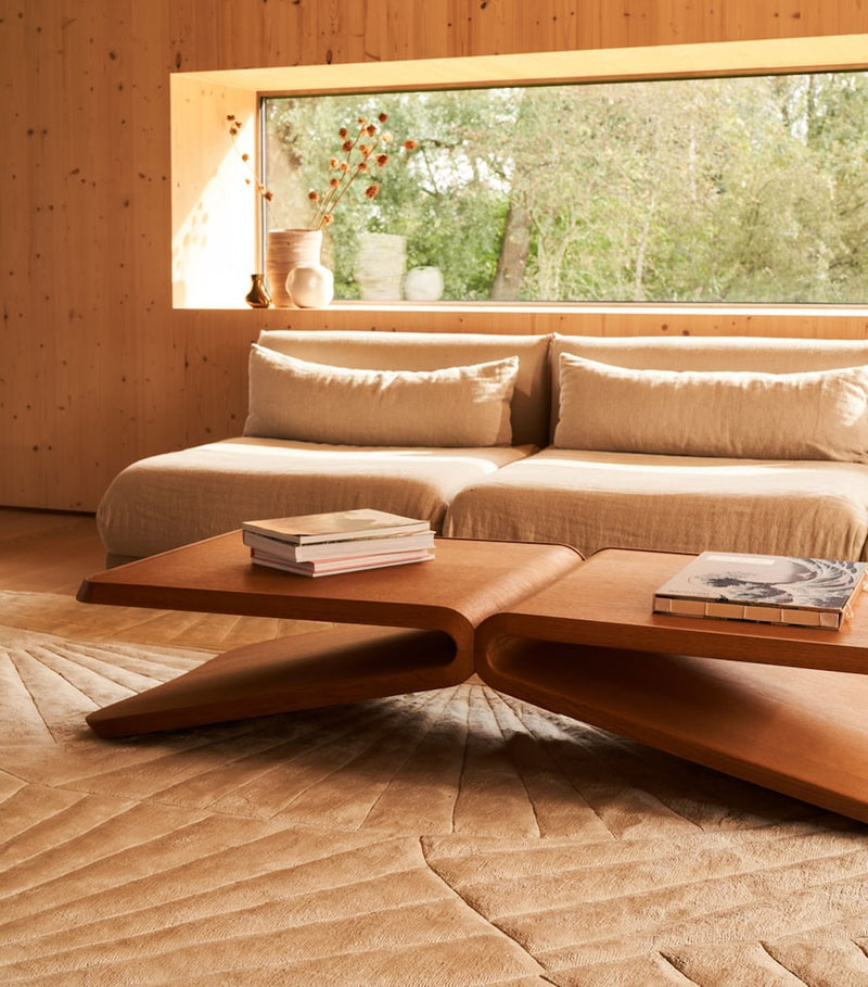 The Rug Company Silk Ori Gold Rug (3.05m x 2.44m)