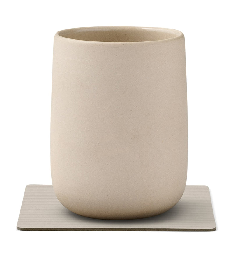 LIND DNA square corduroy coasters set of 4, UK version
