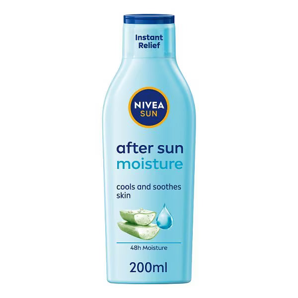 Nivea After Sun Moisturising Soothing Lotion 200ml, imported from the UK