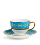 Wedgwood Bacchus bone china teacup and saucer 175ml (British brand)