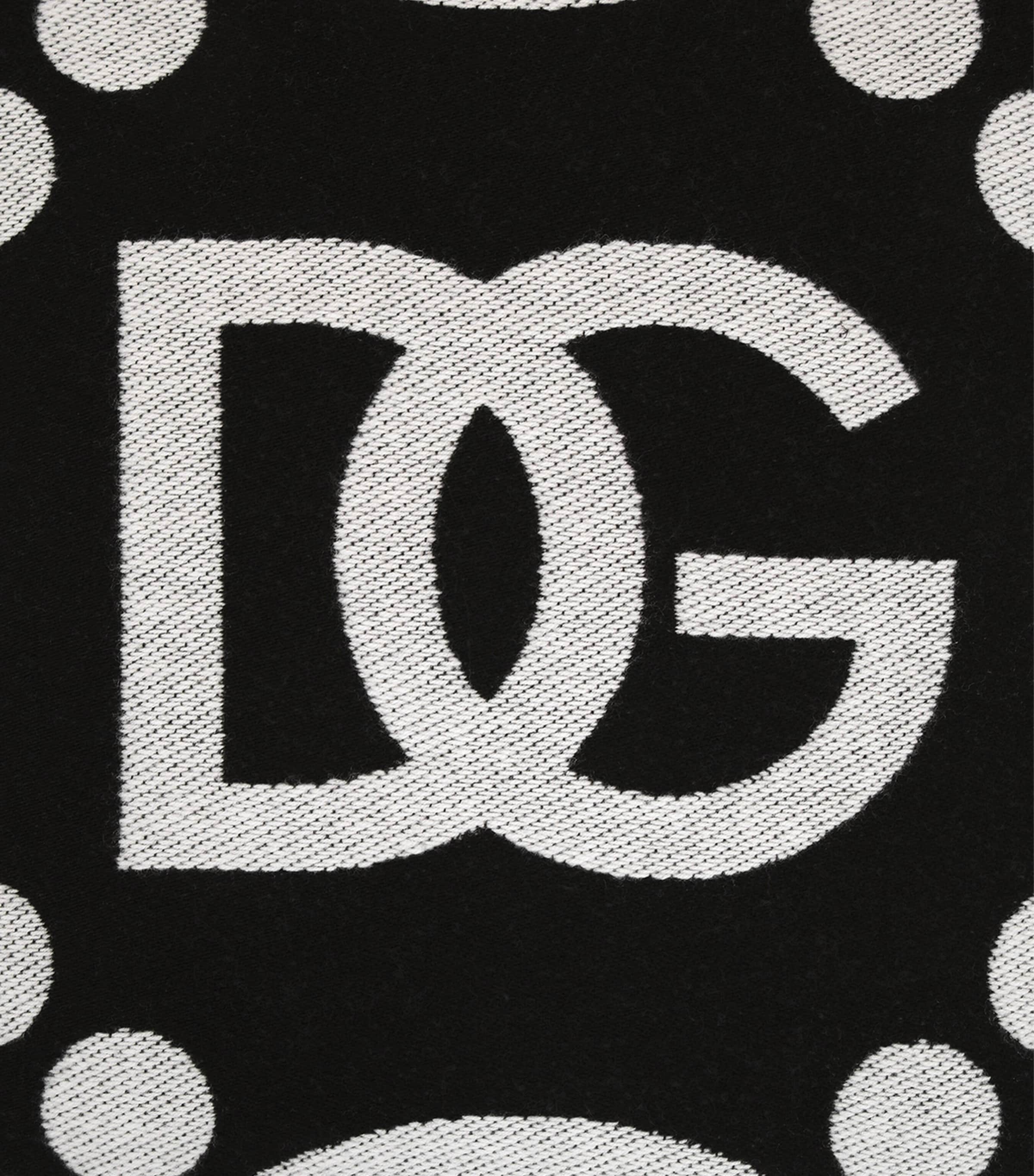 Dolce&Gabbana Casa wool-silk-cashmere logo cushion 50cm x 50cm - British product