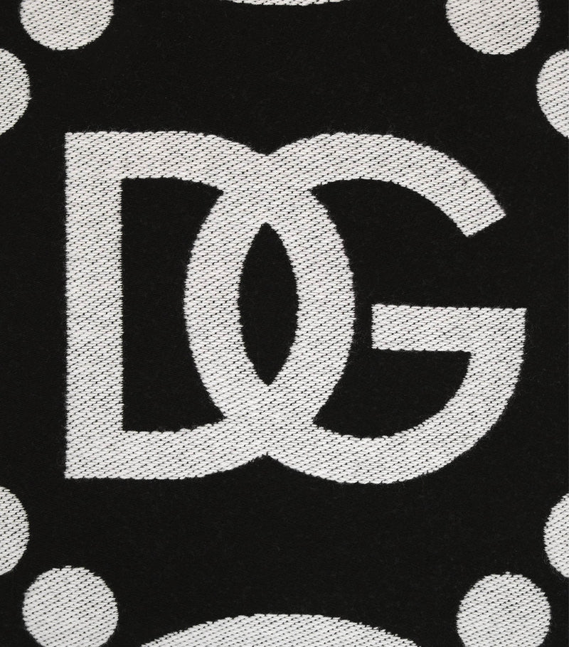 Dolce&Gabbana Casa wool-silk-cashmere logo cushion 50cm x 50cm - British product