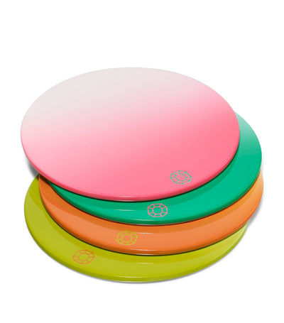 Baccarat Octogone Lacquer Coasters Set of 4