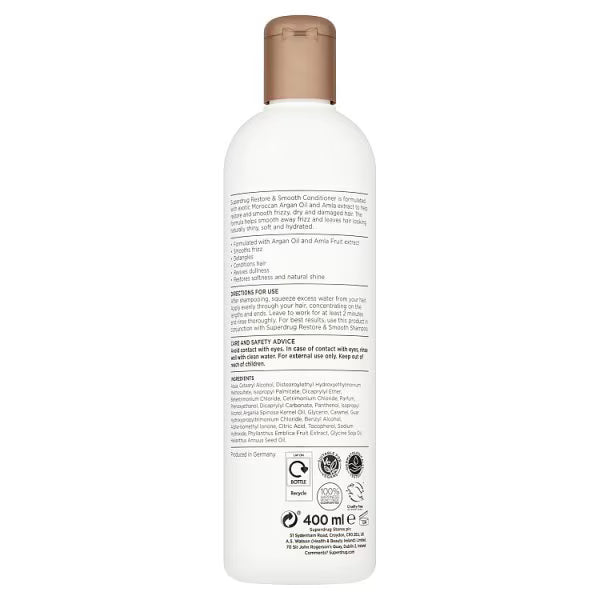 Superdrug Argan & Amla Conditioner 400ml (British brand)