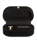 Moleskine gold-plated T notebook charm, imported from the UK