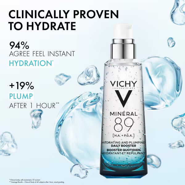 Vichy Mineral 89 Hyaluronic Acid Hydration Serum 75ml (British brand)