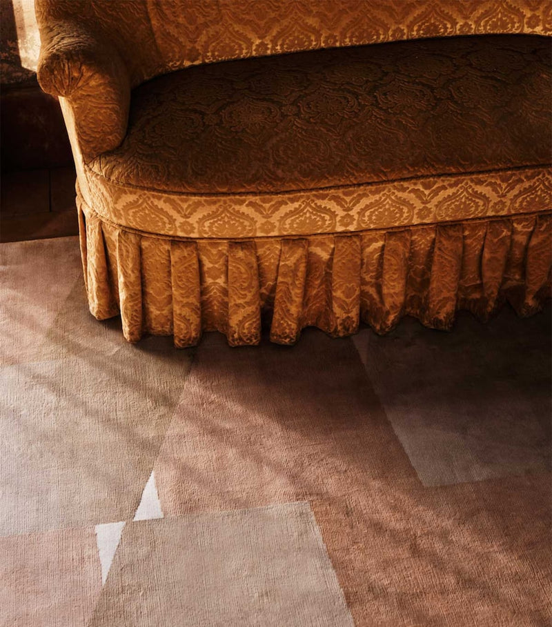 The Rug Company Crux Auburn handmade wool and silk rug, 183cm by 274cm (British brand)