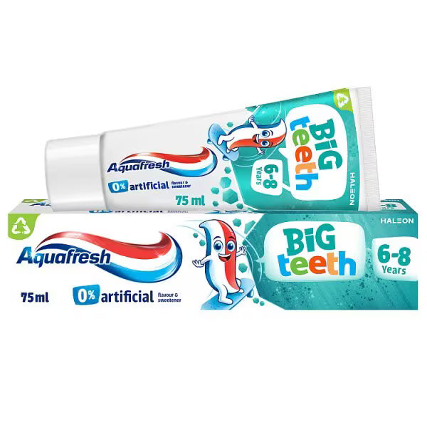Aquafresh Kids Big Teeth Toothpaste 75ml - British product