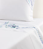 Yves Delorme Couture Pima Cotton Abysses Emperor Flat Sheet (300cm x 320cm)