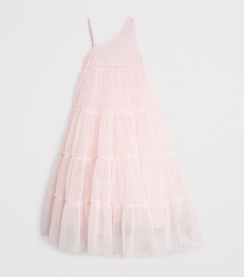 Billieblush pleated tulle asymmetric dress 3-12 years - British product