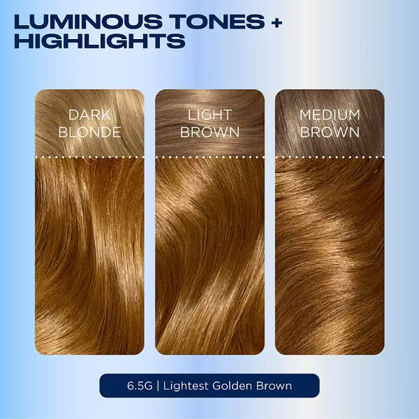 Clairol Nice'N Easy hair dye 6.5G Lightest Gold Brown - British product
