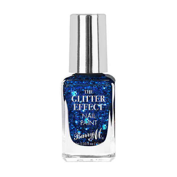 Barry M Glitter Effect Nail Paint Night Fever Navy (British brand)