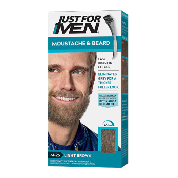 Just For Men beard gel light brown, imported from the UK