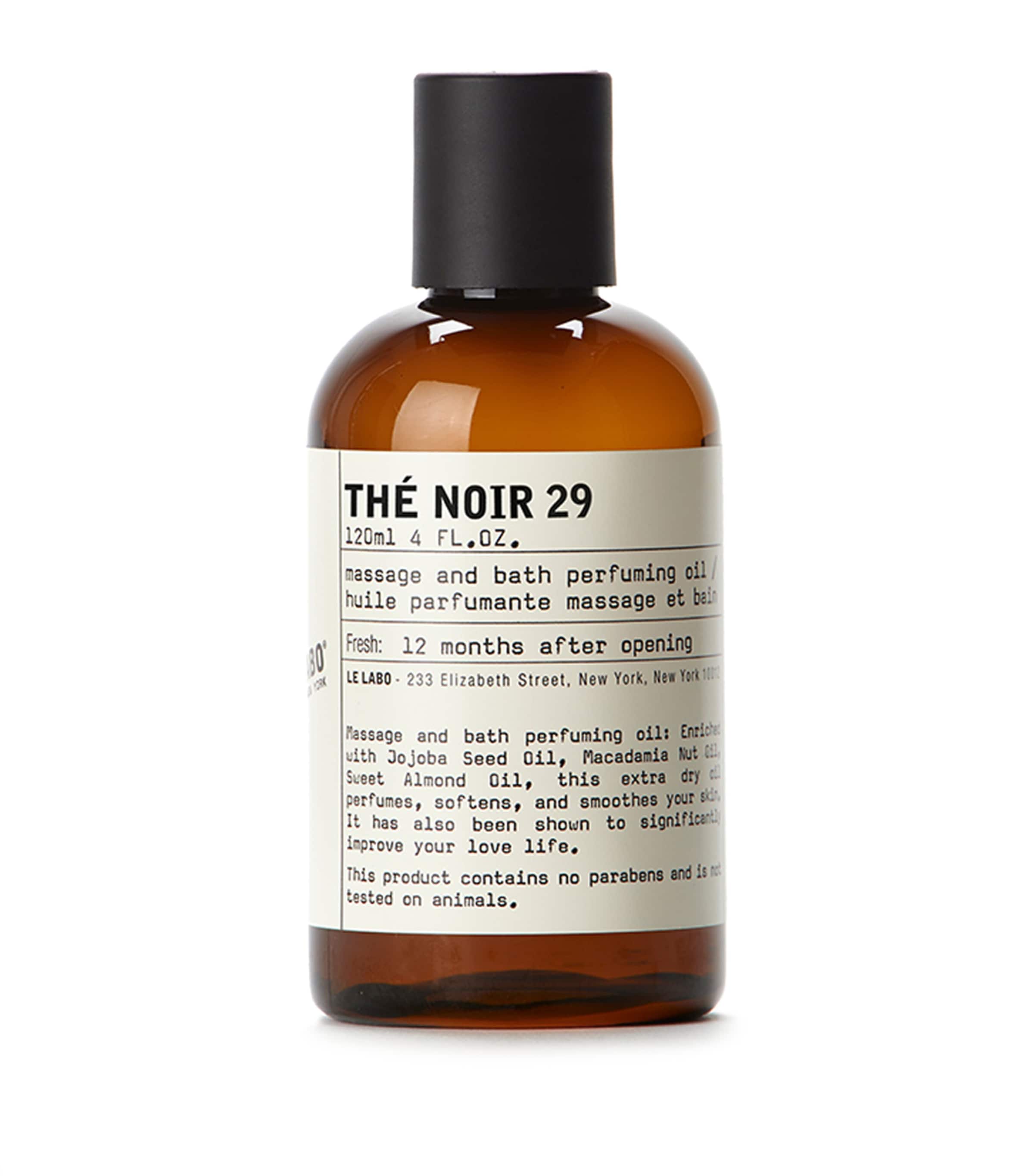 Le Labo Thé Noir 29 body oil 120ml, UK version