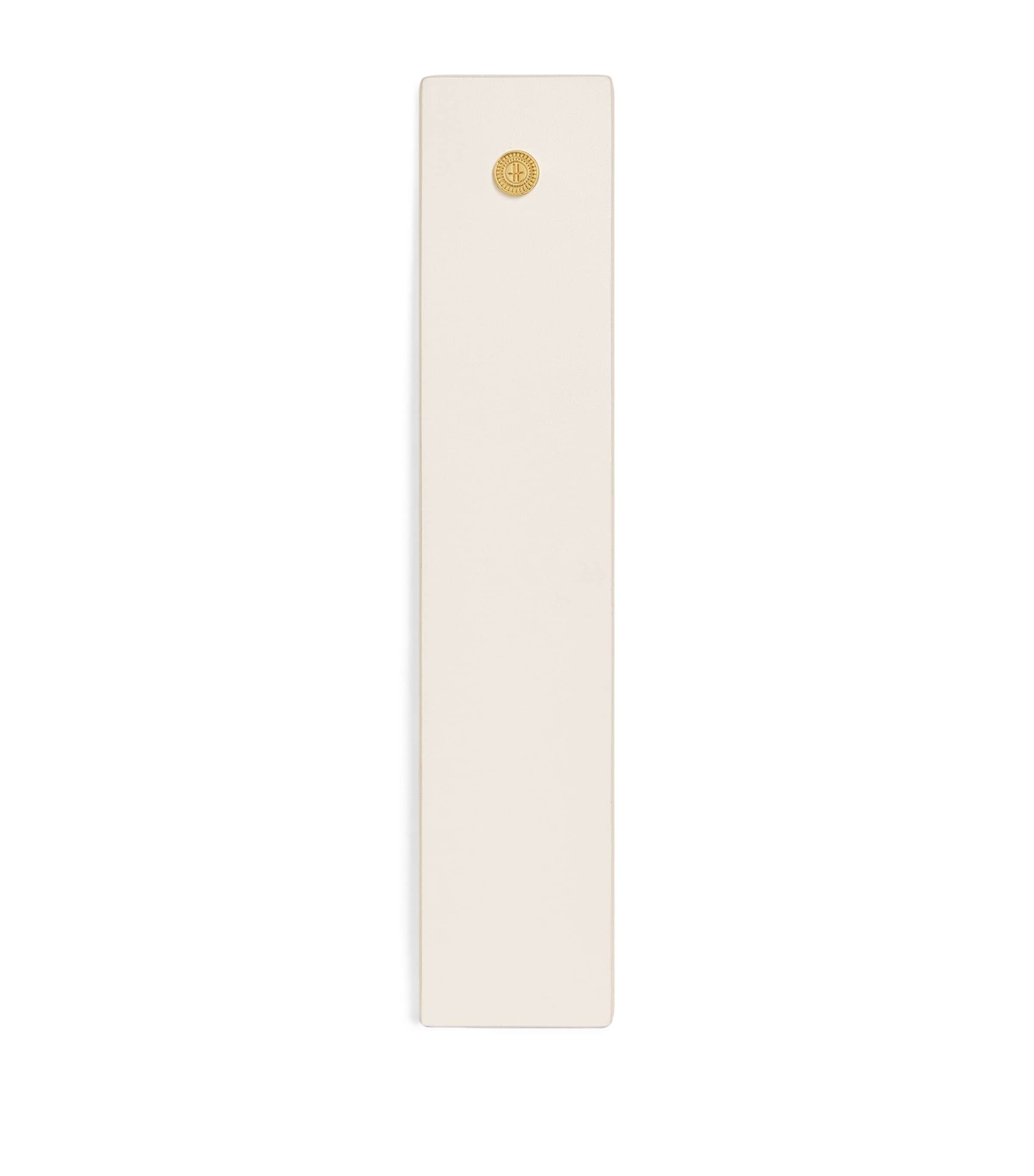 Harrods Leather Embossed-Logo Bookmark