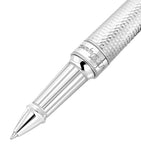 S.T. Dupont Eternity XL rollerball pen with textured guilloche barrel, 16cm height (British brand)