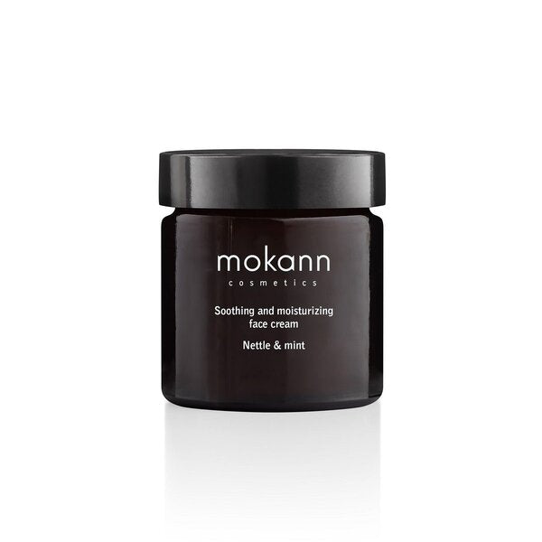 Mokann soothing moisturising face cream nettle 60ml, imported from the UK