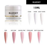 Bluesky Gum Gel Soft Clear Pink 15ml - British product