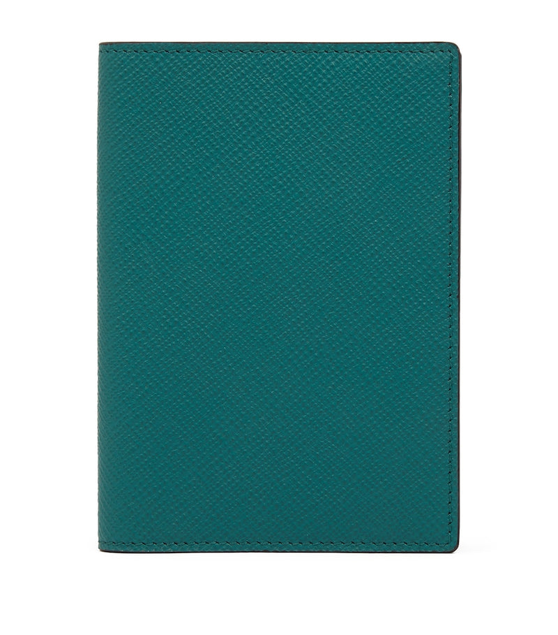 Smythson Panama leather passport cover (British brand)
